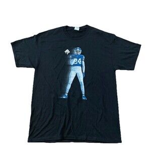 black Amon-Ra St. Brown Detroit Lions football t-shirt Size Large
